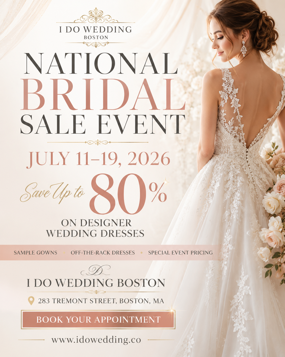 bridal sale boston