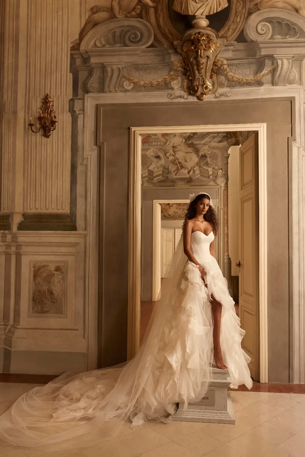  Milla Nova Ellarosea princess wedding gown at I Do Wedding Boston