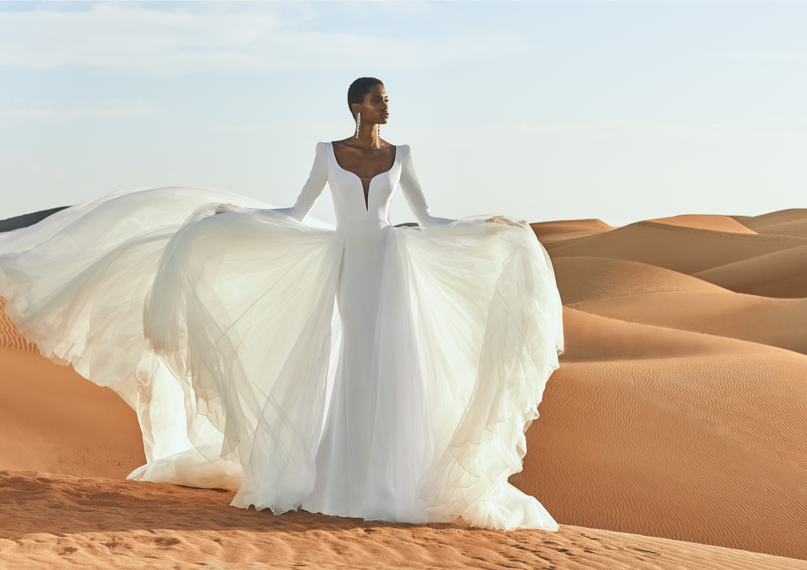 Pronovias 2022. A Rebirth of Bridal Glamor. Desktop Image