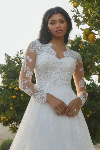Casablanca Bridal Persimmon #2 Ivory thumbnail