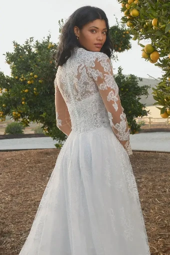 Casablanca Bridal Persimmon #3 Ivory thumbnail